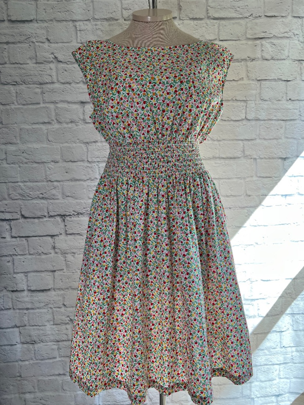 Kate Spade Cotton Floral Print Dress  XL